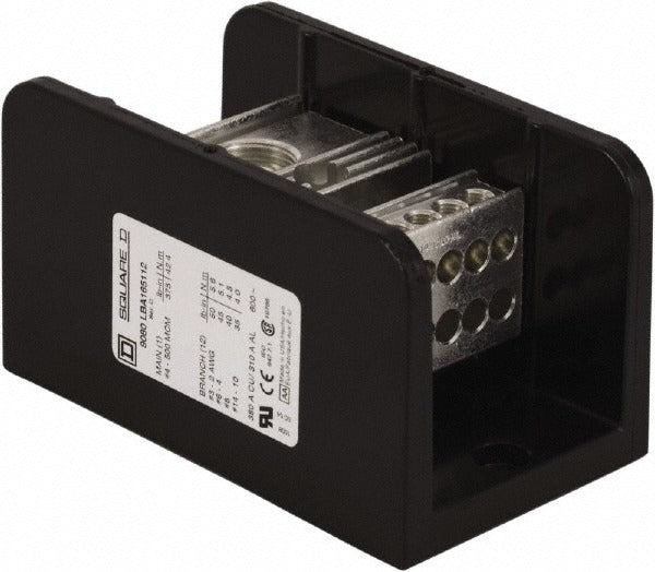 SCHNEIDER ELECTRIC Square D 9080LBA165112 Power Distribution Block