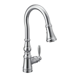 MOEN Moen S73004 Waterhill Single Handle Pull Down Kitchen Faucet in Chrome