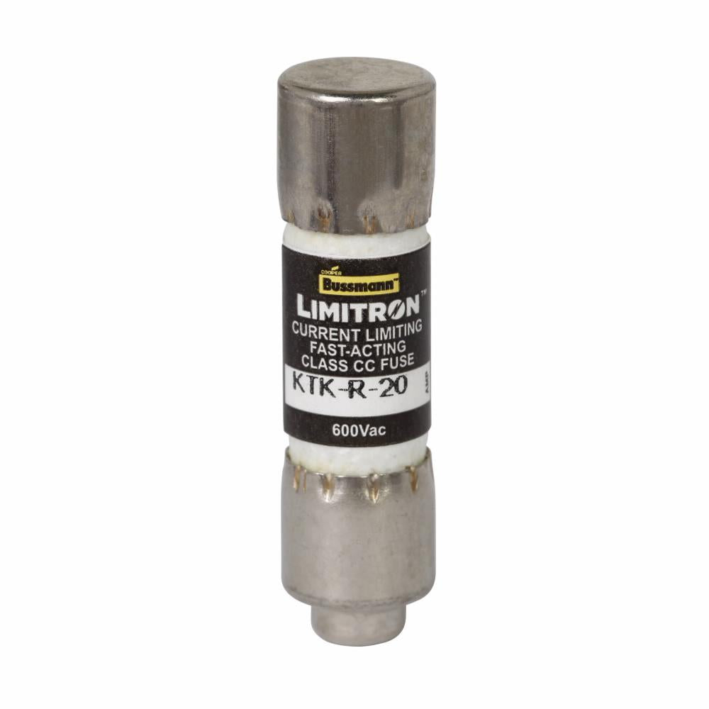 EATON Bussmann KTK-R-20 Current Limiting Fast Acting Fuse 20 A 600 V 200 kAIC Interrupt