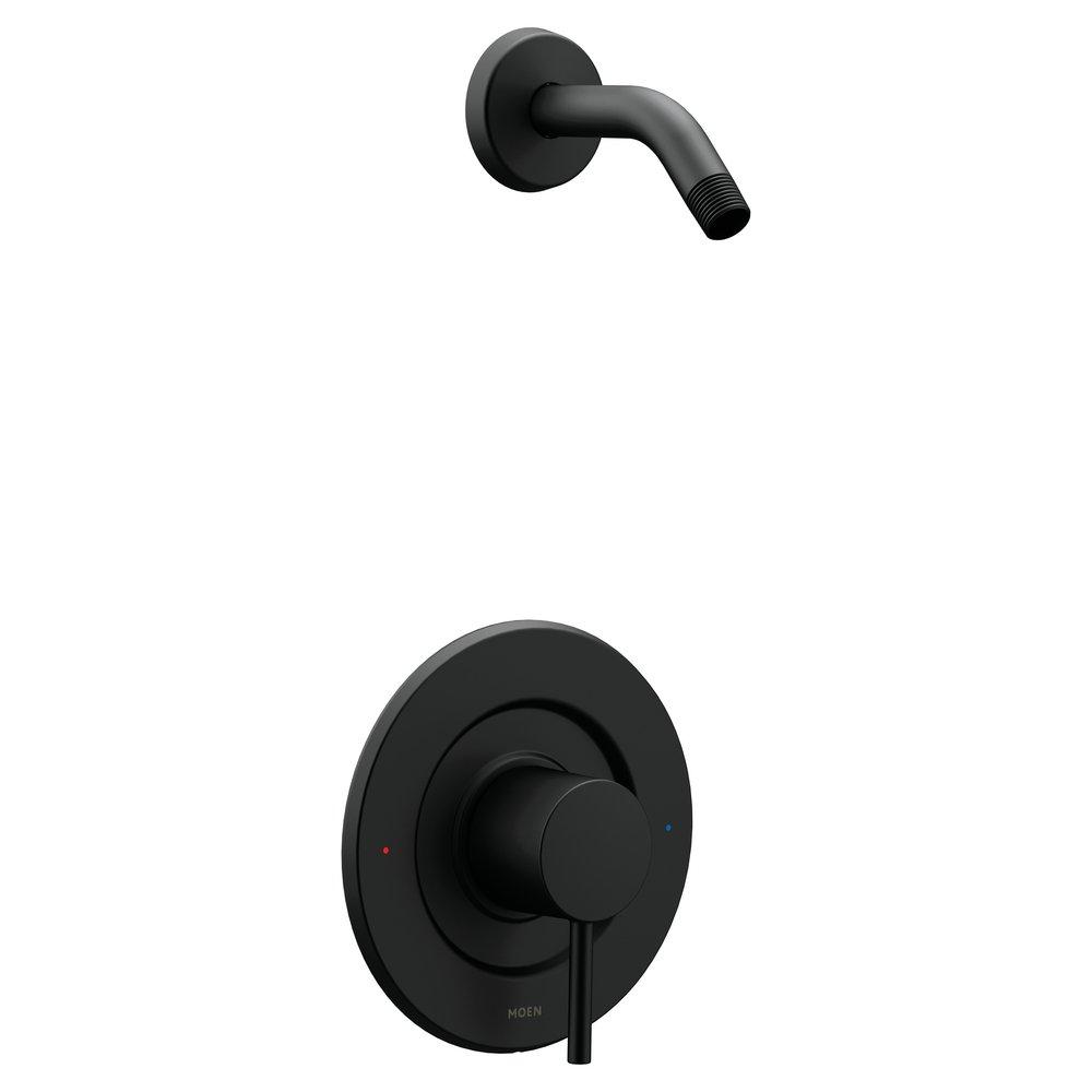 MOEN Moen T2192NHBL Align One Handle Single Function Shower Faucet in Matte Black (Trim Only)