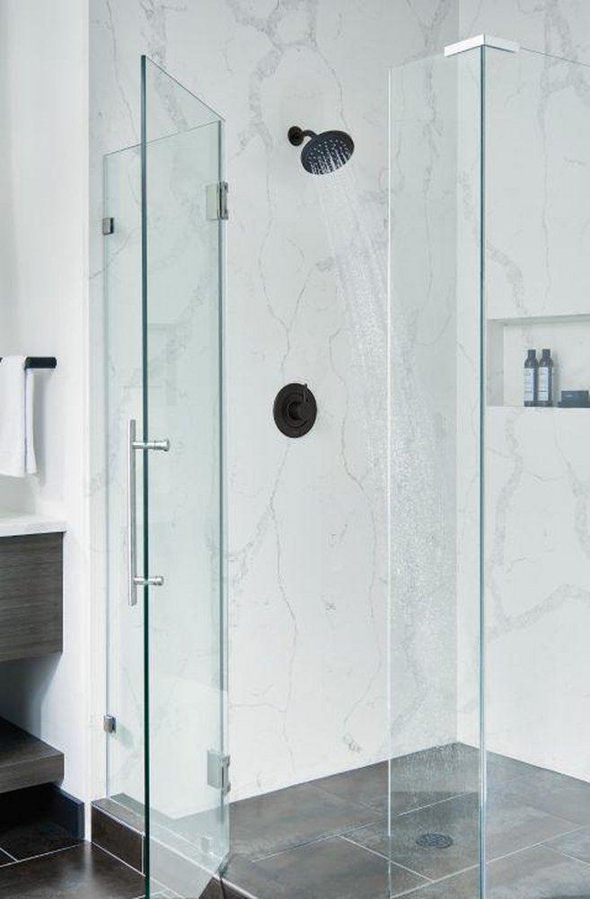 MOEN Moen T2192NHBL Align One Handle Single Function Shower Faucet in Matte Black (Trim Only)