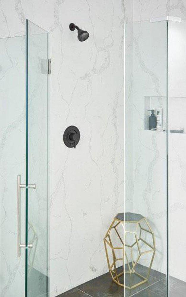 MOEN Moen T2192NHBL Align One Handle Single Function Shower Faucet in Matte Black (Trim Only)