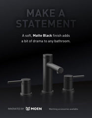 MOEN Moen T2192NHBL Align One Handle Single Function Shower Faucet in Matte Black (Trim Only)