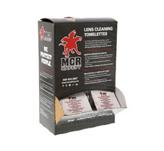 MCR SAFETY Mcr Safety MCSLCT Crews Lens Cleaning Towelettes 100 per Box