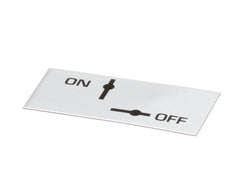 VULCAN HART Vulcan Hart VH00-414708-00001 Plate, On-Off for Vulcan Hart