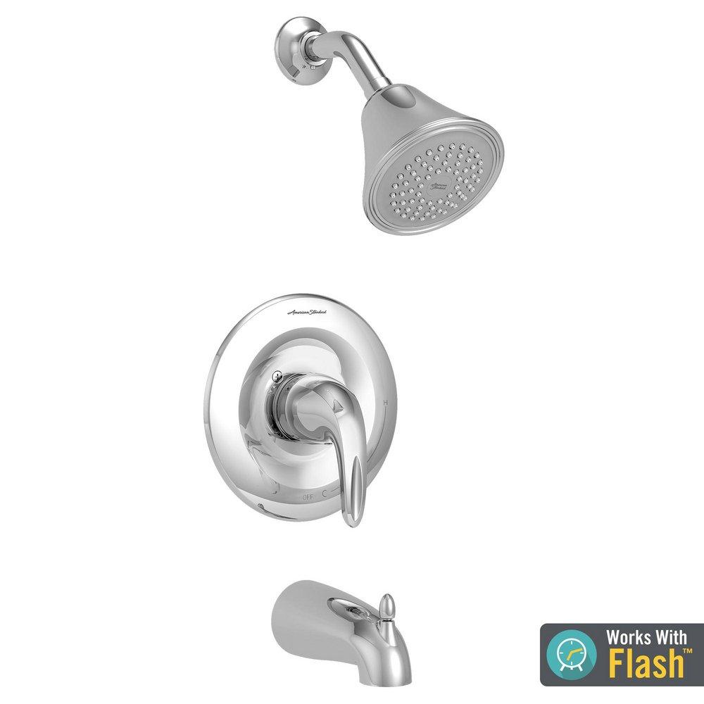 AMERICAN STANDARD American Standard TU385502.002 Reliant 3 One Handle Single Function Bathtub & Shower Faucet in Polished Chrome (Trim Only)