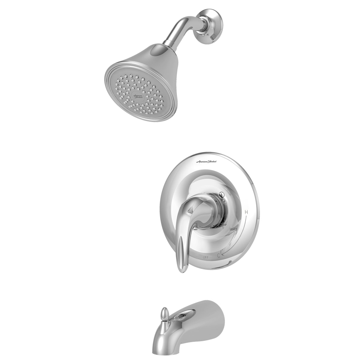 AMERICAN STANDARD American Standard TU385502.002 Reliant 3 One Handle Single Function Bathtub & Shower Faucet in Polished Chrome (Trim Only)