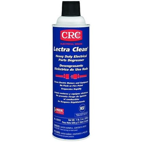 CRC CRC 02018 Lectra Clean Heavy Duty Electrical Parts Degreaser 20 oz Aerosol Can