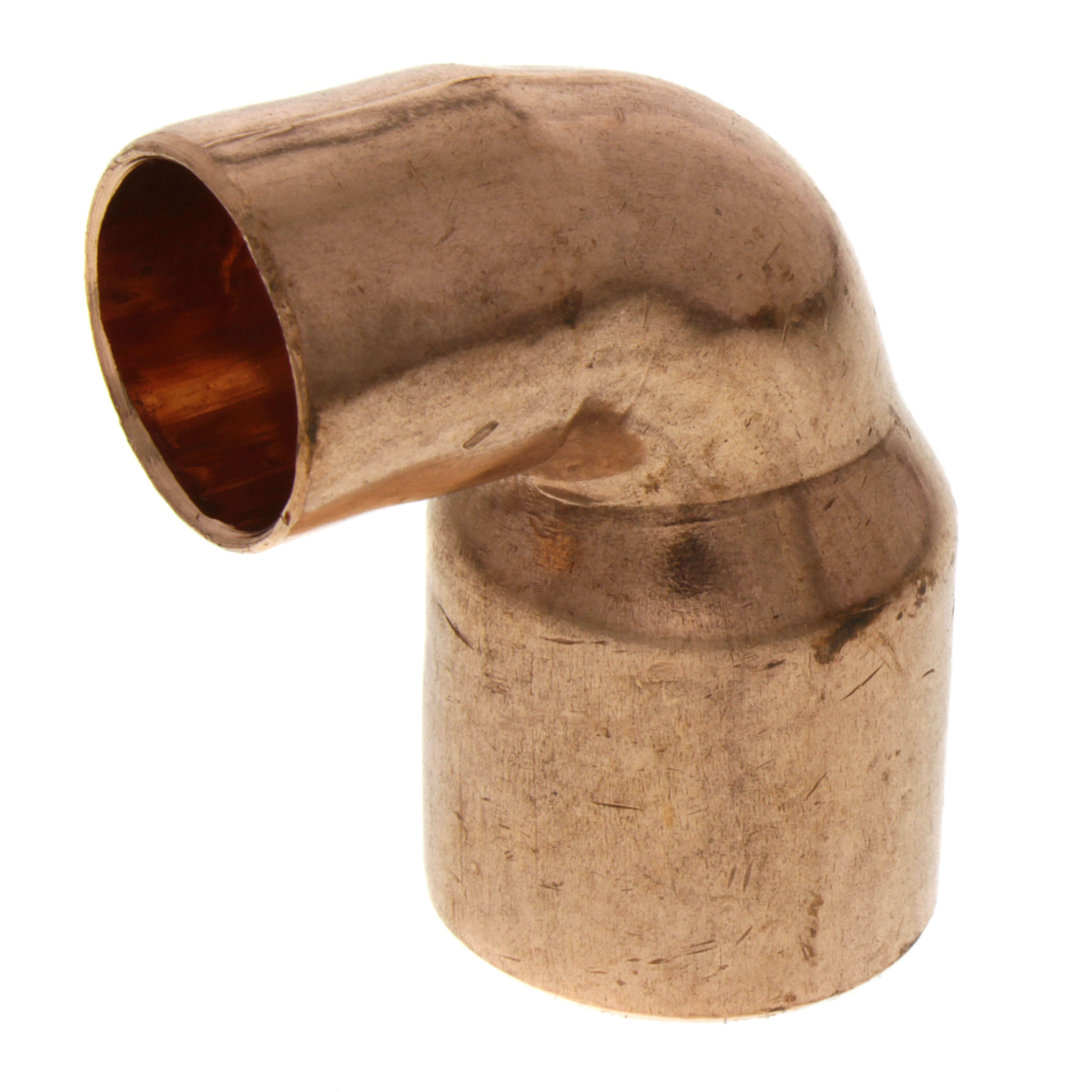 ELKHART Elkhart 31290 107-CR Series Wrot Copper Reducer Elbow, 90 Degrees (3/4 x 1/2)