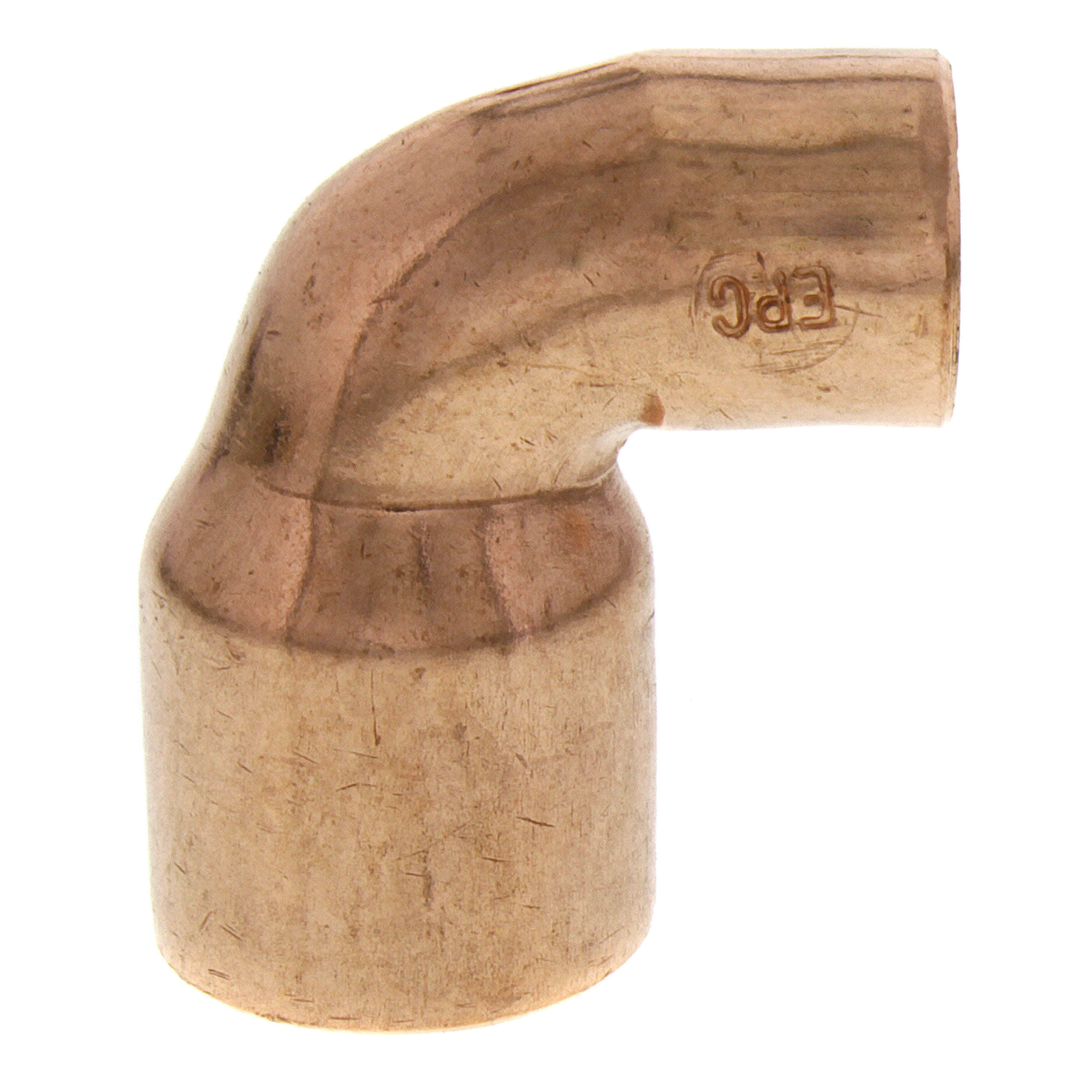 ELKHART Elkhart 31290 107-CR Series Wrot Copper Reducer Elbow, 90 Degrees (3/4 x 1/2)