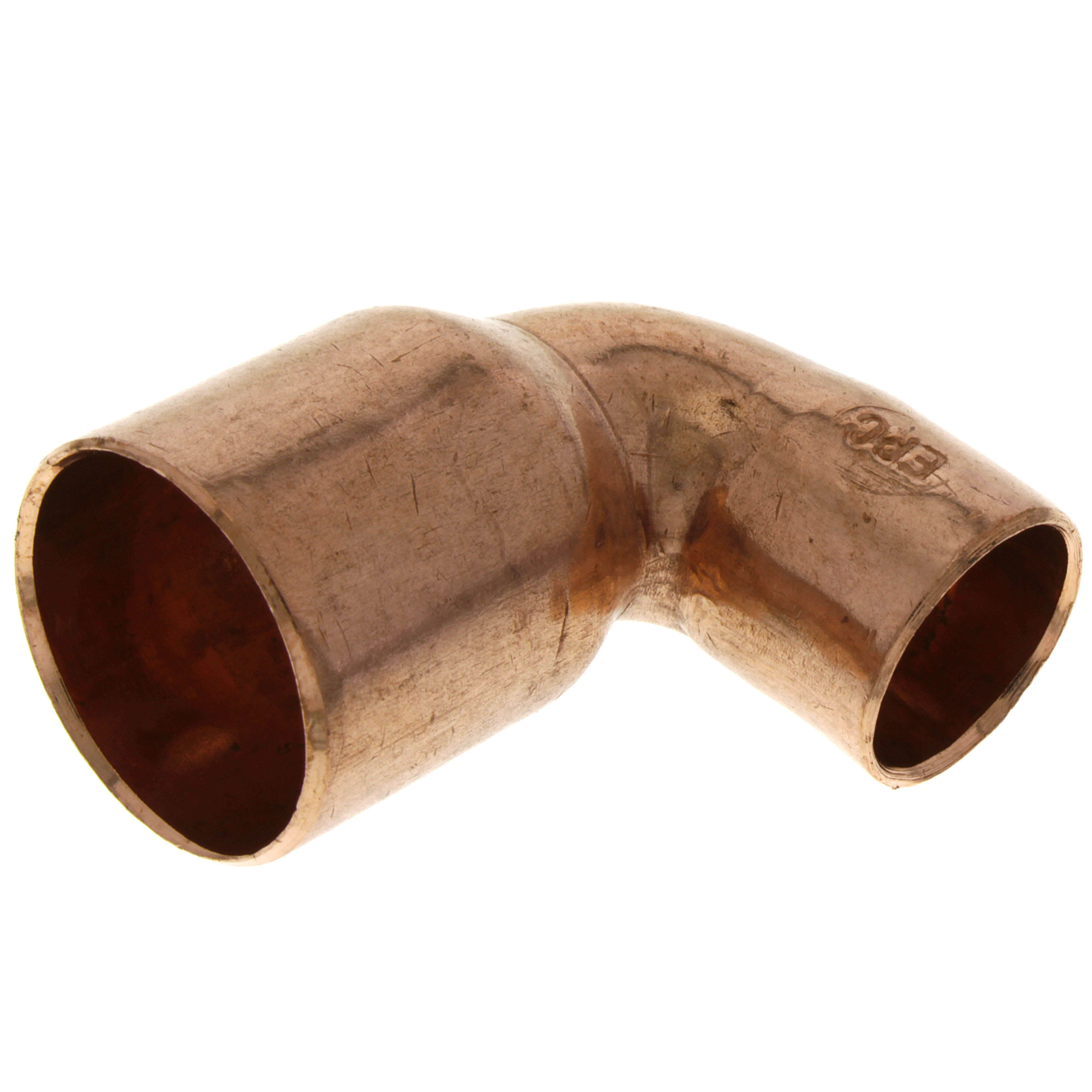 ELKHART Elkhart 31290 107-CR Series Wrot Copper Reducer Elbow, 90 Degrees (3/4 x 1/2)