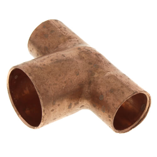 ELKHART Elkhart 32704 111 Series Wrot Copper Tee 1/2 x 1/2 x 3/4