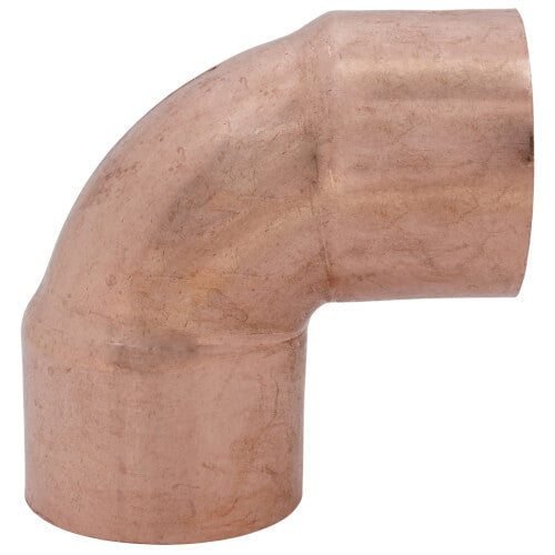 ELKHART Elkhart 31314 107-C Series Wrot Copper Elbow, 90 Degrees, Close Ruff, C x C, 1 1/2