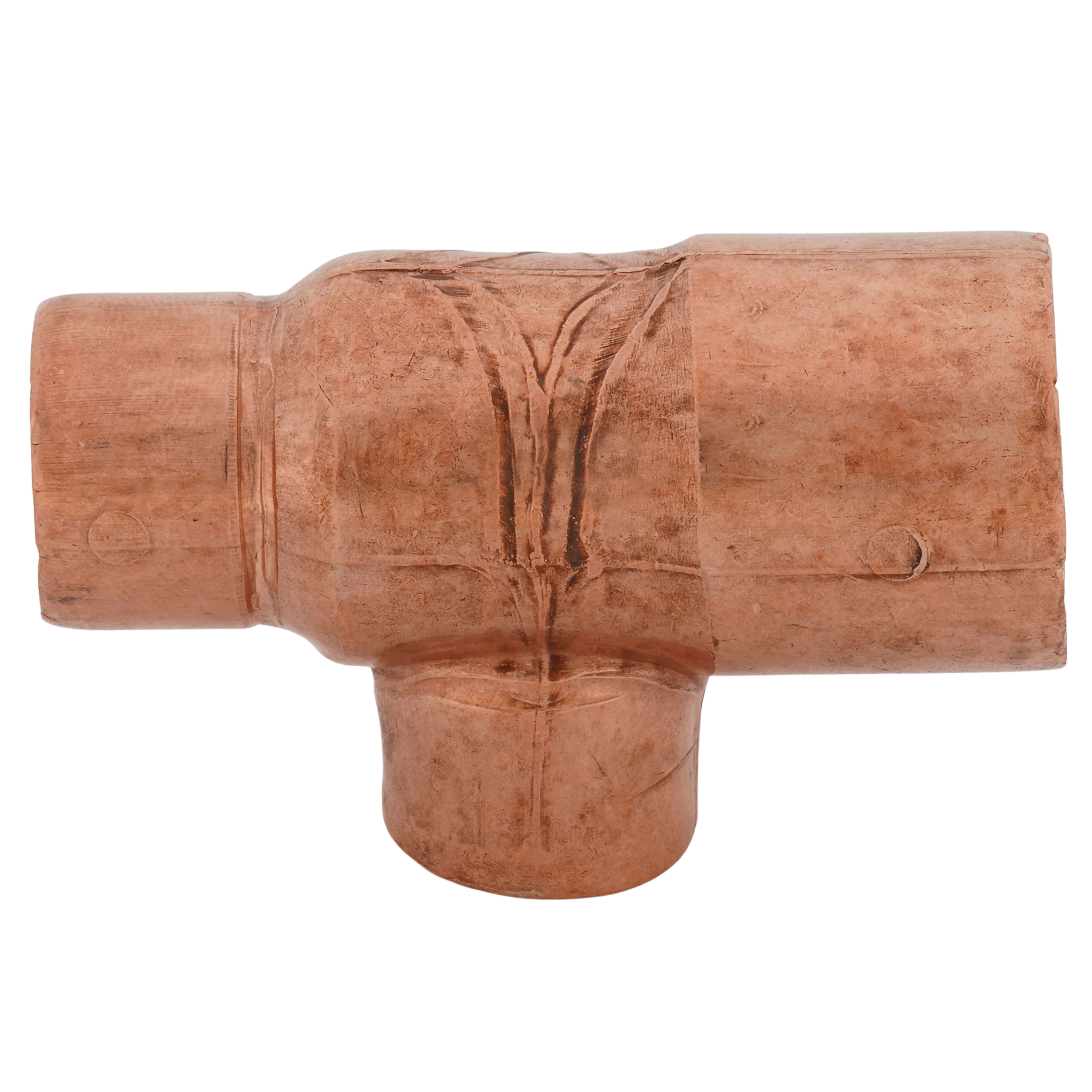 ELKHART Elkhart 32794 111 Series Wrot Copper Tee, C x C x C, 3/4 x 1/2 x 1/2