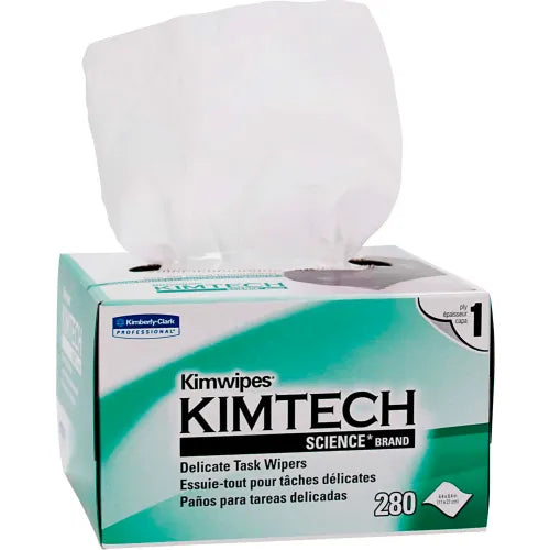 KIMBERLY-CLARK Kimberly-Clark 34120 Kimtech Science Kimwipes Tissue 4-2/5 x 8-2/5 30 Boxes/Case