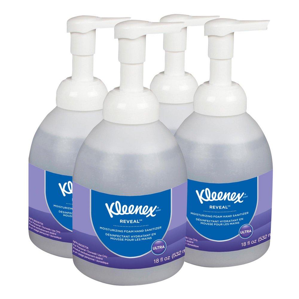 KIMBERLY-CLARK Kleenex 45826 Ultra Moist Foam Hand Sanitizer 18 oz. KIM45826