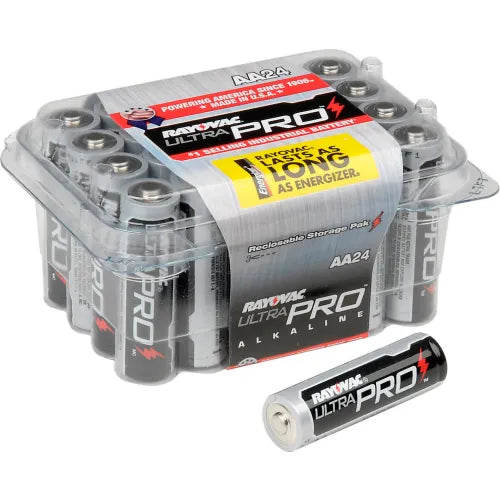 RAYOVAC Rayovac ALAA-24PP Alkaline Ultra Pro AA 24 Battery Contractor Pack