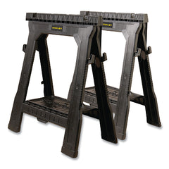STANLEY Stanley 060864R Folding Sawhorse - 1000 lb/Pair Load - 31-1/2 in H x 27-1/2 in W