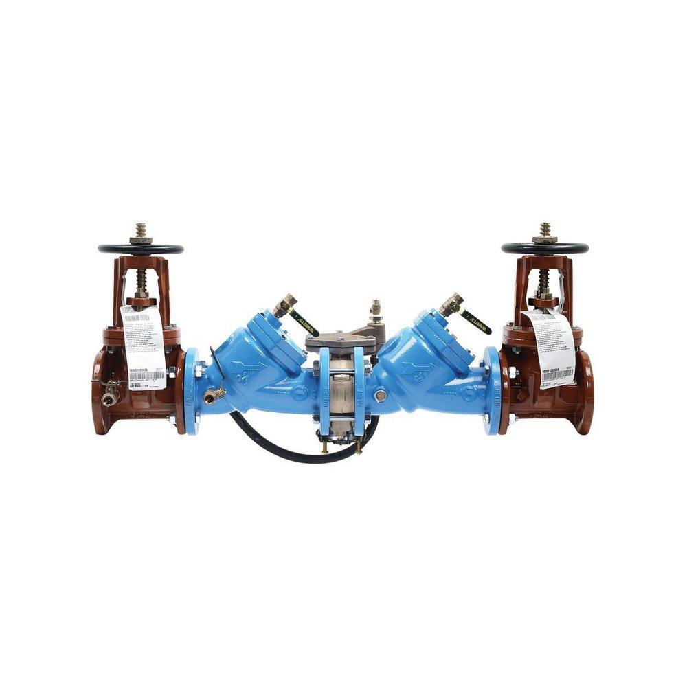 WATTS Watts 88009304 Series LF909-FS 3 in Cast Iron Flanged 175 psi Backflow Preventer