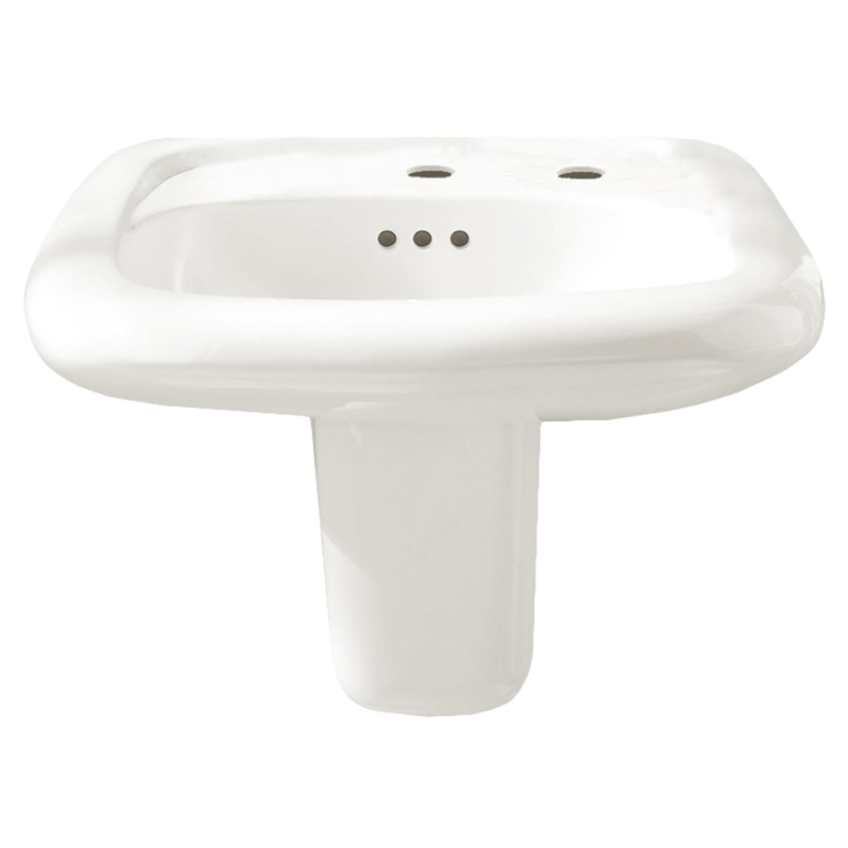 AMERICAN STANDARD American Standard 0955123EC.020 Murro Wall-Hung EverClean Sink with Center Hole Only in White