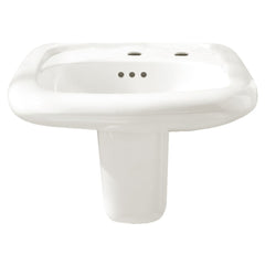 AMERICAN STANDARD American Standard 0955123EC.020 Murro Wall-Hung EverClean Sink with Center Hole Only in White
