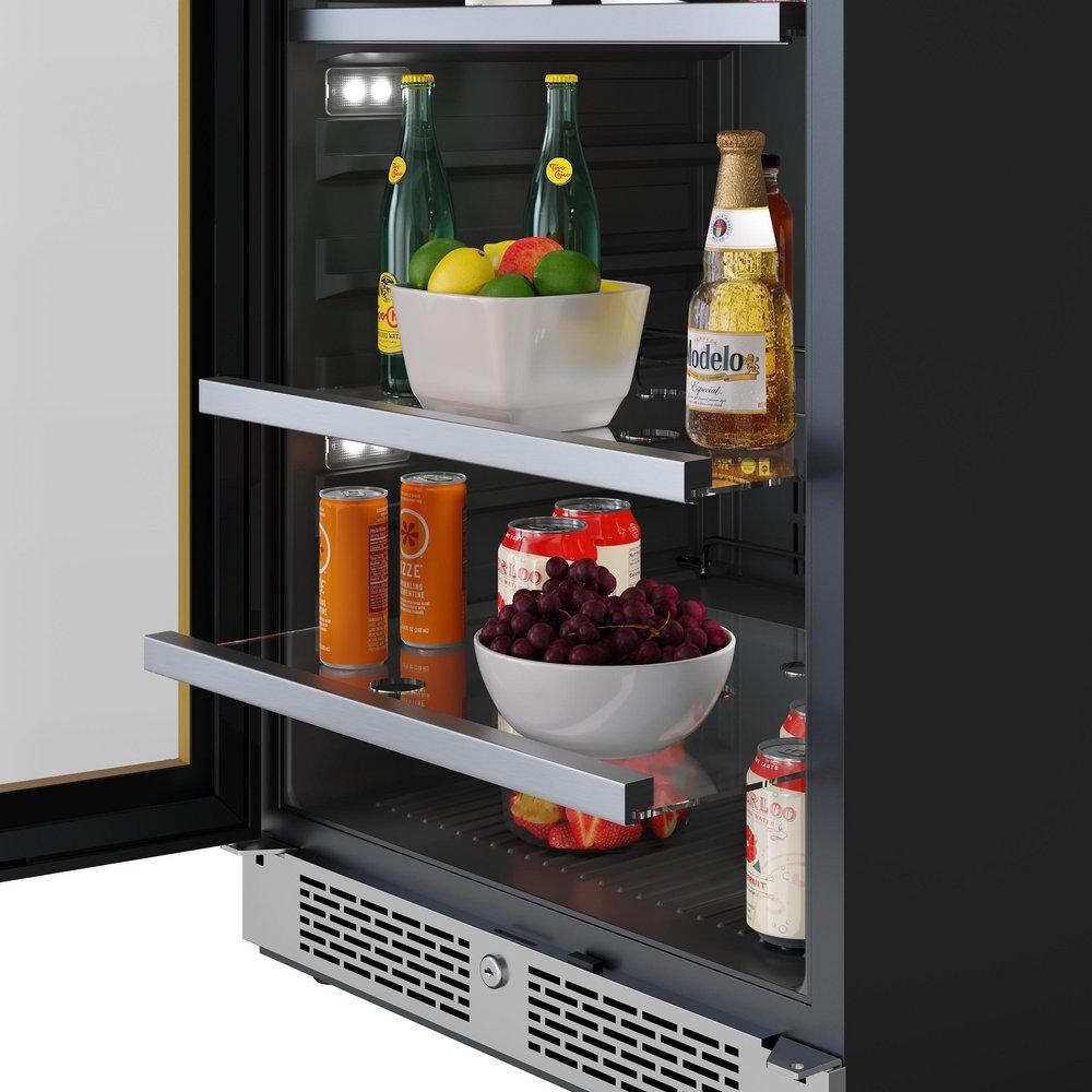 AVALLON Avallon ABR242PRGLH 24 in. 149 Can Built-In Panel Ready Beverage Refrigerator