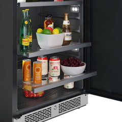 AVALLON Avallon ABR242PRSRH 24 In. 149 Can Built-In Panel Ready Beverage Refrigerator With Solid Door