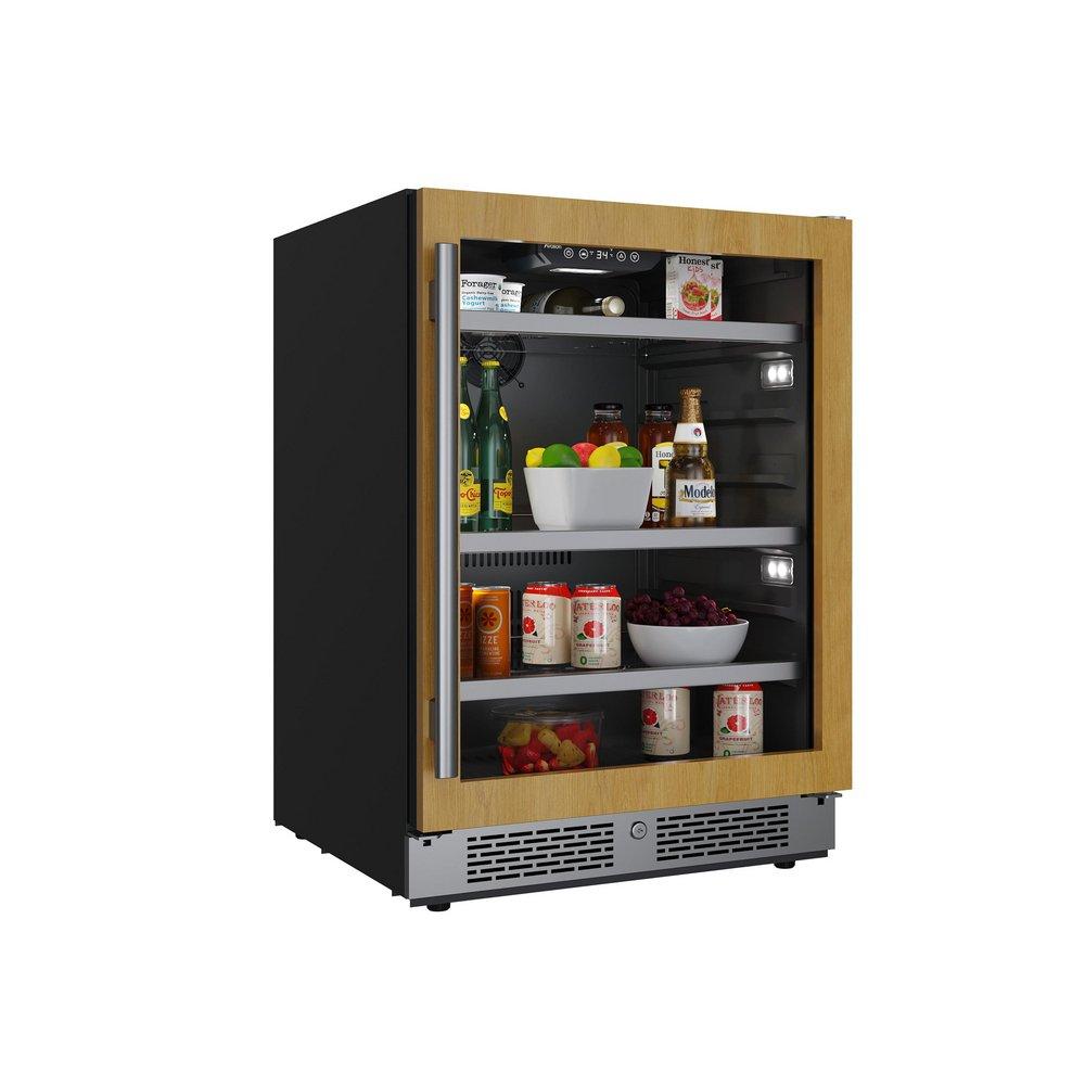 AVALLON Avallon ABR242PRGRH 24 in. 149 Can Built-In Panel Ready Beverage Refrigerator