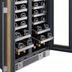 AVALLON Avallon AWC242FDPRG 24 in. 42 Bottle Built-In French Door Panel Ready Wine Refrigerator