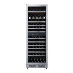 AVALLON Avallon AWC243TDZLHA 140 Bottle 24 In. Built-In Stainless Steel Wine Refrigerator