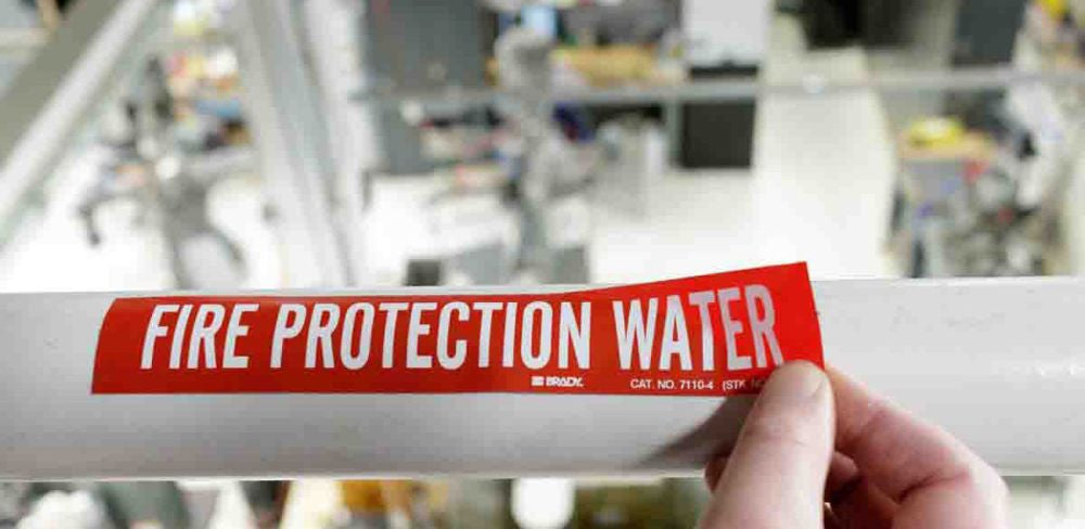 BRADY Brady 7084-4 BRA 1-1/8 x 7 in. Vinyl Domestic Cold Water Pipe Marker