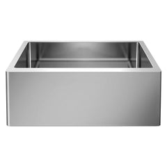 BLANCO BLANCO 522215 Quatrus R15 25 x 19 in. No Hole Stainless Steel 1 Bowl Farmhouse Kitchen Sink