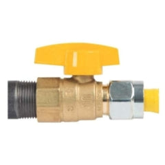 BRASSCRAFT BrassCraft TBV6-8 TBV Series Gas Ball Valve 3/8 x 1/2 in. Flare x FIPT