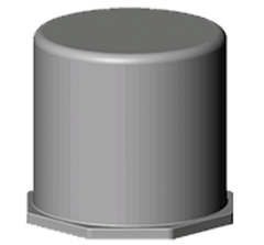 CONDUIT Allied Tube & Conduit 5140032 Cantex 3/4IN End Cap PVC