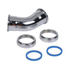 DEARBORN Dearborn 8478 1-1/2 45 Degree Slip Joint Elbow, Chrome - 20 Ga.