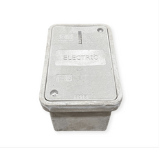 GLASMASTERS Glasmasters A132418P15-H-EL 13x24x18 Quazite Underground Enclosure Box With Electric Cover