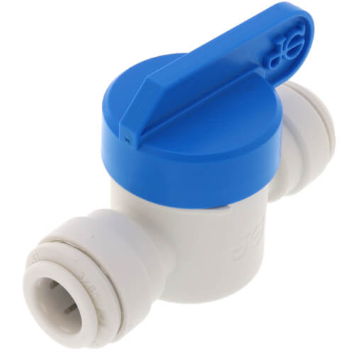 JOHN GUEST John Guest PPSV041212WP Speedfit 3/8 in. Plastic 150 psi OD Tube Shut Off Valve