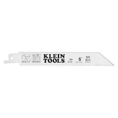 KLEINTOOLS Klein 31731 6-Inch Reciprocating Saw Blades 10/14 TPI 5-Pack