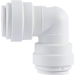 JOHN GUEST John Guest PP0308WP Speedfit 1/4 in OD Tube Union Straight Polypropylene 90 Degree Elbow