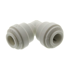 JOHN GUEST John Guest PP0308WP Speedfit 1/4 in OD Tube Union Straight Polypropylene 90 Degree Elbow