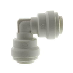 JOHN GUEST John Guest PP0308WP Speedfit 1/4 in OD Tube Union Straight Polypropylene 90 Degree Elbow