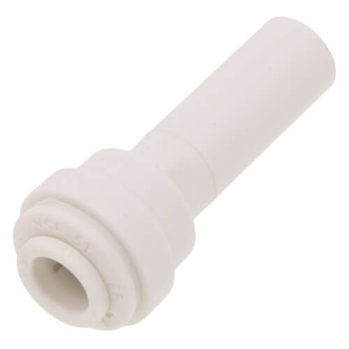 JOHN GUEST John Guest PP061208WP 3/8 x 1/4 in. OD Tube x OD Stem 150# Straight Plastic Single-Packed Reducer