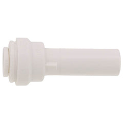 JOHN GUEST John Guest PP061208WP 3/8 x 1/4 in. OD Tube x OD Stem 150# Straight Plastic Single-Packed Reducer