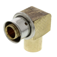 VIEGA Viega 99310 PureFlow Press 90 Deg Elbow 1/2 in Press x Fitting
