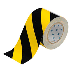 BRADY Brady 104377 ToughStripe Non-Reflective Overlaminate Floor Marking Tape 100 ft L x 4 in W