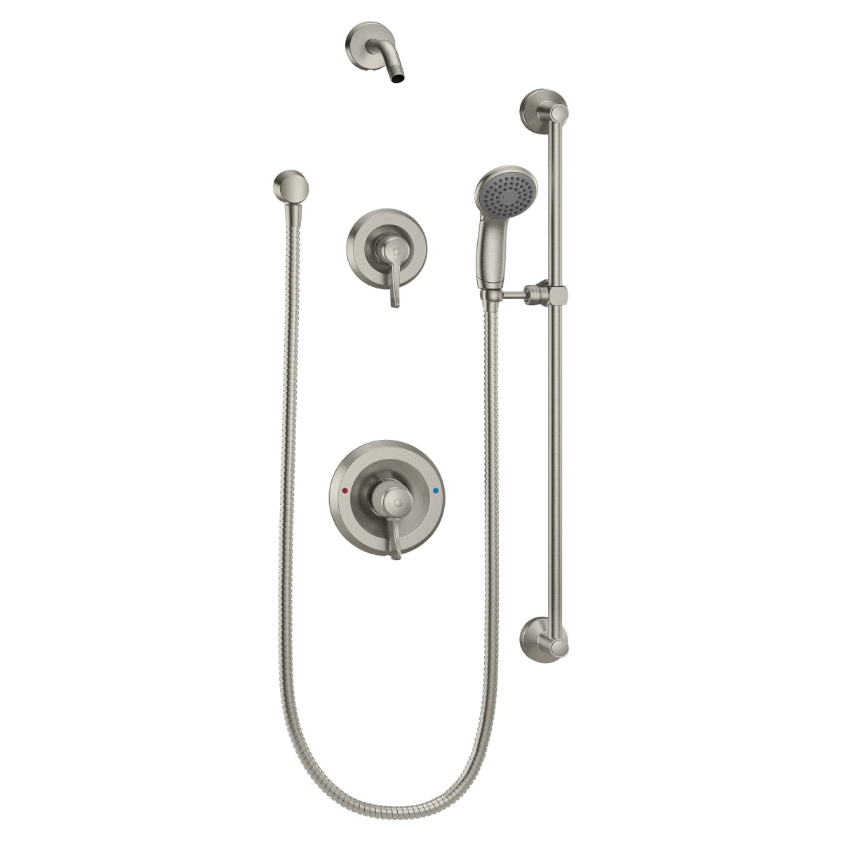 MOEN Moen T8342NHCBN Commercial 2.5 GPM Single Lever Handle 3-Function Tub and Shower Trim Kit