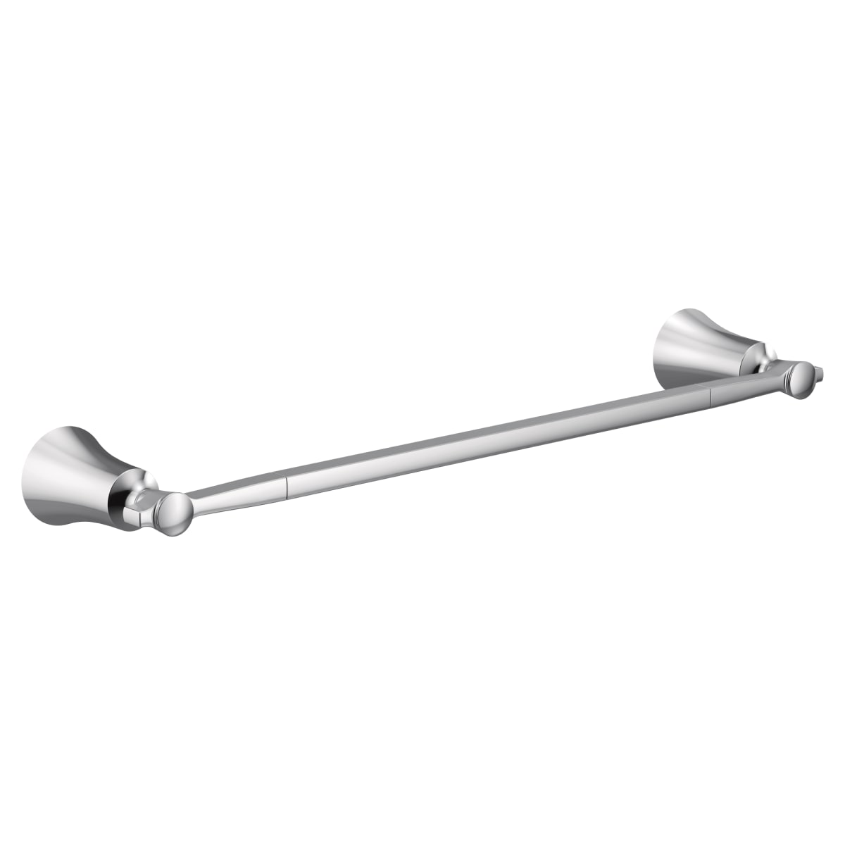 MOEN Moen YB0318CH Flara Towel Bar Chrome 18 in.