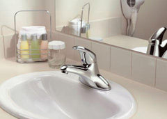 MOEN Moen 8414F12BN M-Dura Single Handle Centerset Bathroom Sink Faucet in Brushed Nickel
