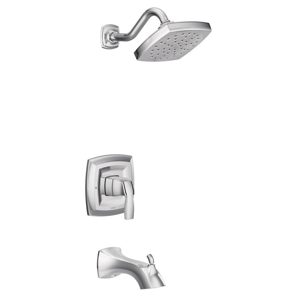 MOEN Moen UT3693 One Handle Single Function Bathtub & Shower Faucet in Chrome (Trim Only)