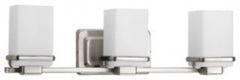 PROGRESS LIGHTING Progress Lighting P2195-09 Metric 100W 3-Light Medium E-26 Base Incandescent Bath Light